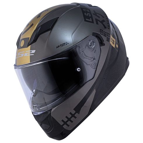 Capacete-LS2-FF320-Stream-Sukeban-Black-Titanium-Gold-1 Capacete-LS2-FF320-Stream-Sukeban-Black-Titanium-Gold-1