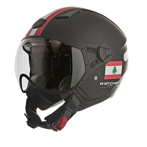 Capacete-Astone-KSR-2-Lebanon-Matt-Black-Red-White-1 Capacete-Astone-KSR-2-Lebanon-Matt-Black-Red-White-1