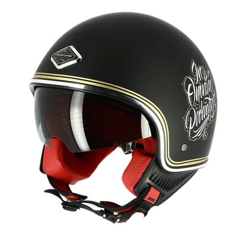 Capacete-Astone-Minijet-66-Memento-Mori-Matt-Black-1 Capacete-Astone-Minijet-66-Memento-Mori-Matt-Black-1