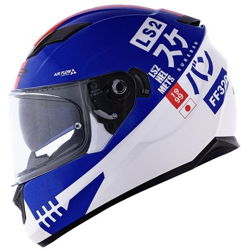 Capacete-LS2-FF320-Stream-Sukeban-White-Blue-Red-1 Capacete-LS2-FF320-Stream-Sukeban-White-Blue-Red-1