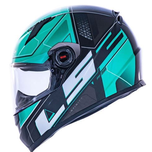 Capacete-LS2-FF358-Ultra-Black-Green-1 Capacete-LS2-FF358-Ultra-Black-Green-1