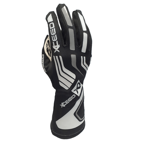 Luva-Xceed-Go-Kart-Black-White-1 Luva-Xceed-Go-Kart-Black-White-1