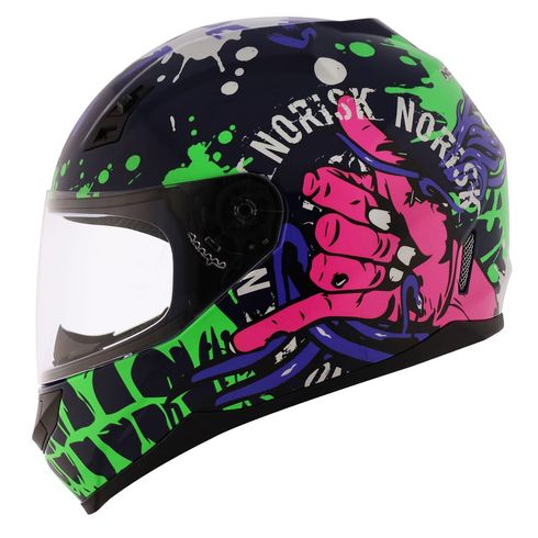 Capacete-Norisk-FF391-Zombie-Blue-Green-Pink-1 Capacete-Norisk-FF391-Zombie-Blue-Green-Pink-1