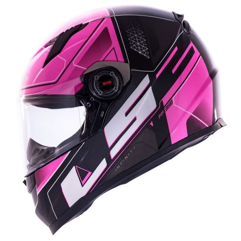 Capacete-LS2-FF358-Ultra-Black-Pink-1 Capacete-LS2-FF358-Ultra-Black-Pink-1