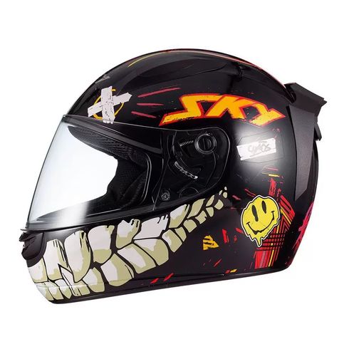 Capacete-SKY-Two-Chaos-Preto-Laranja-1 Capacete-SKY-Two-Chaos-Preto-Laranja-1