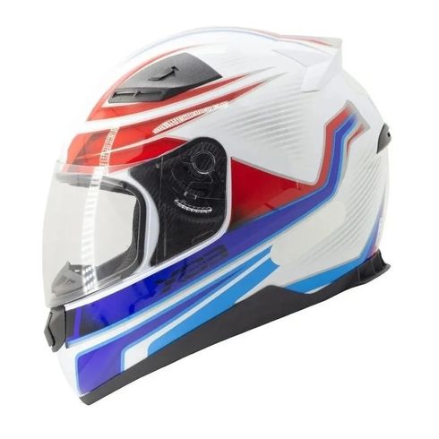 Capacete-EBF-E0X-Frost-Branco-Azul-1 Capacete-EBF-E0X-Frost-Branco-Azul-1