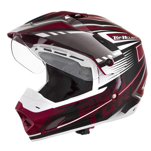 Capacete-Pro-Tork-Cross-TH1-Vision-Adventure-Vermelho-Branco-1 Capacete-Pro-Tork-Cross-TH1-Vision-Adventure-Vermelho-Branco-1