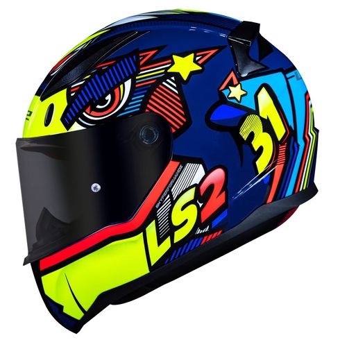 Capacete-LS2-FF353-Rapid-Khan-Yellow-Blue-1 Capacete-LS2-FF353-Rapid-Khan-Yellow-Blue-1