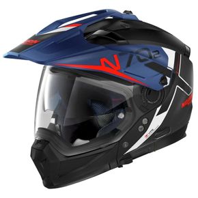 Capacete-Nolan-N70-2X-Bungee-Matt-Blue-Black-1