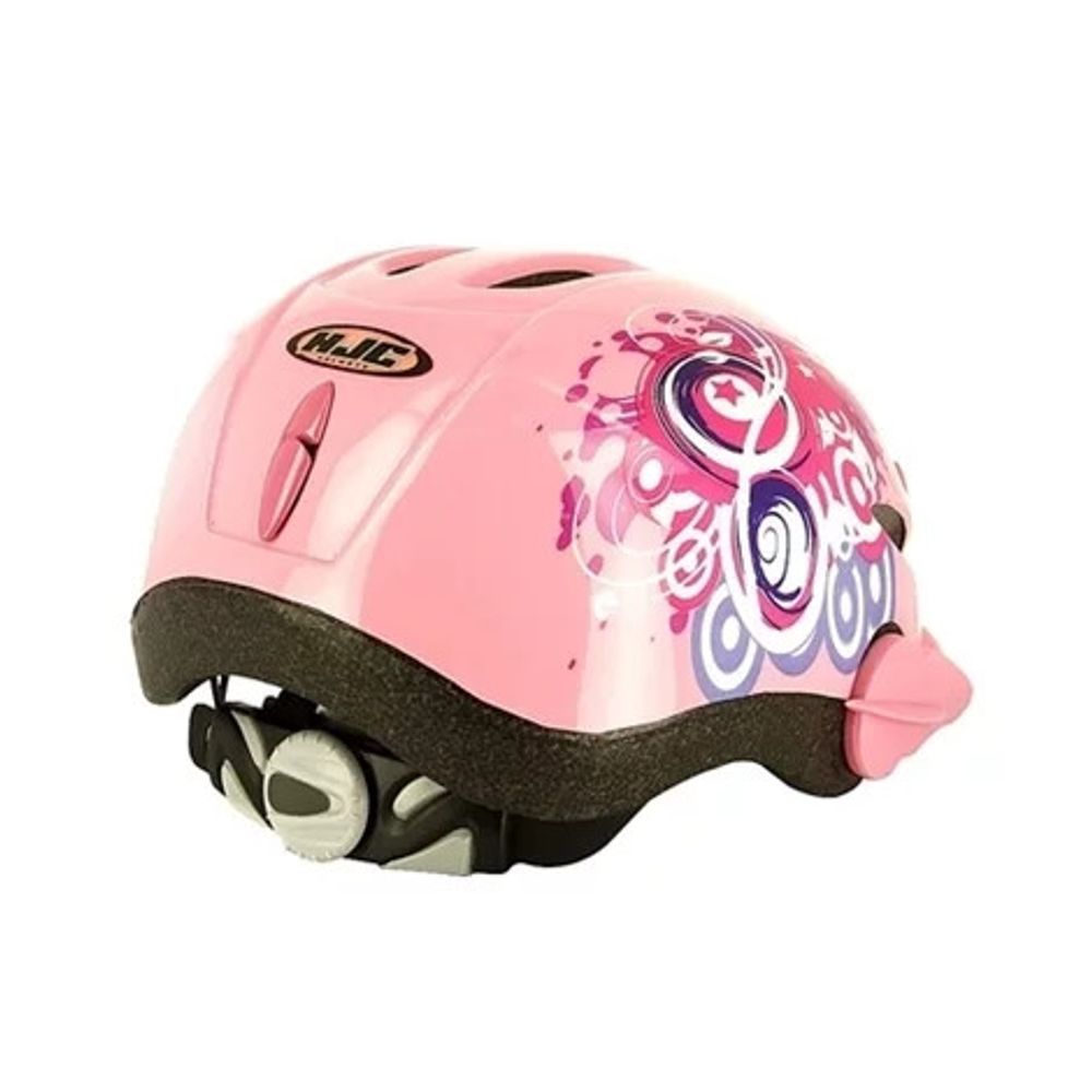 Capacete Bike HJC R1 Infantil Rosa - casadocapacete
