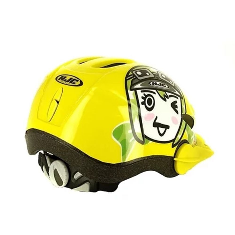 Capacete Bike HJC R1 Infantil Verde Limão - casadocapacete