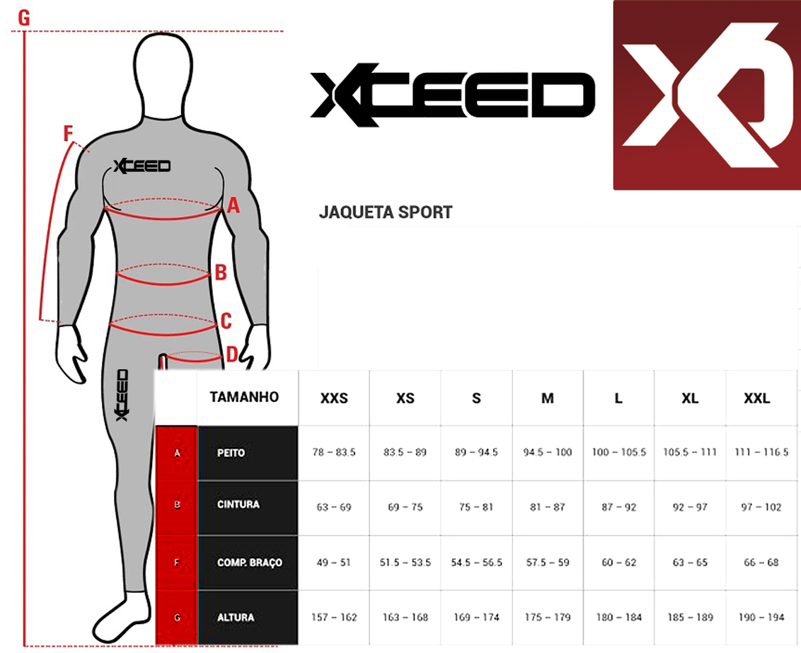 Jaqueta Xceed Custom Masculina - casadocapacete