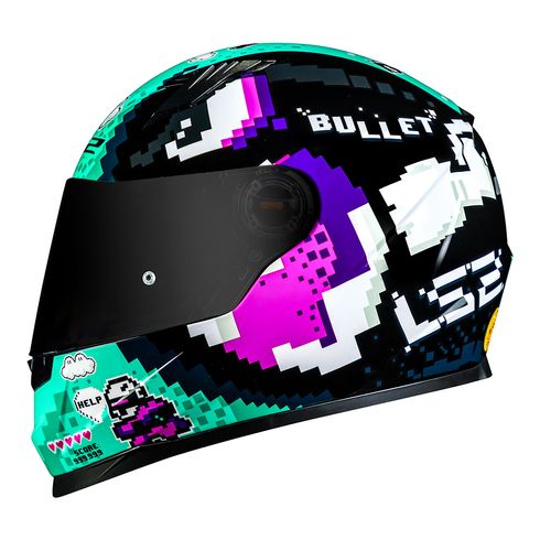 1-CAPACETE-LS2-FF358-BULLET-BLACK-BLUE-3 1-CAPACETE-LS2-FF358-BULLET-BLACK-BLUE-3