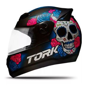 Capacete-Pro-Tork-G7-Mexican-Skull-Preto-brilhante_1