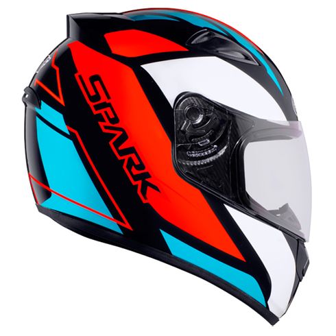 Capacete-EBF-New-Spark-Mixed-Blue-Vermelho-e-Preto-LATERAL Capacete-EBF-New-Spark-Mixed-Blue-Vermelho-e-Preto-LATERAL