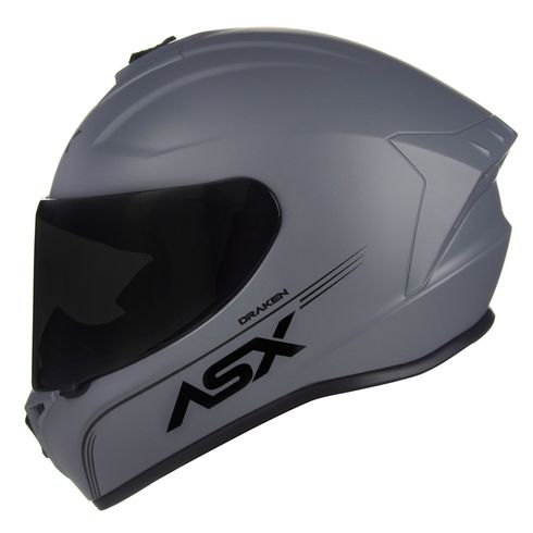 Capacete-ASX-Draken-Cinza-Fosco_direita Capacete-ASX-Draken-Cinza-Fosco_direita