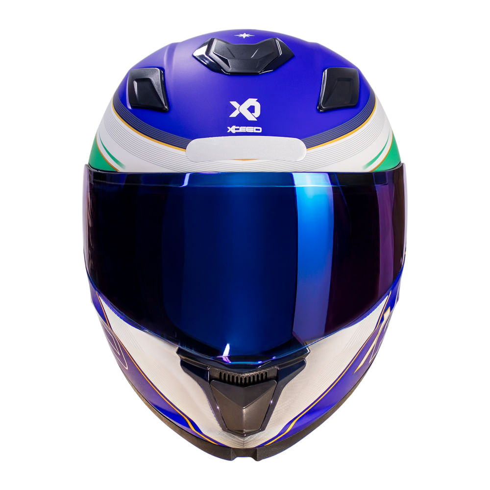 Capacete EBF 7 Femme Preto e Lilás - casadocapacete