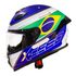 Capacete-Xceed-F607-Paises-Brasil-Cristal Capacete-Xceed-F607-Paises-Brasil-Cristal