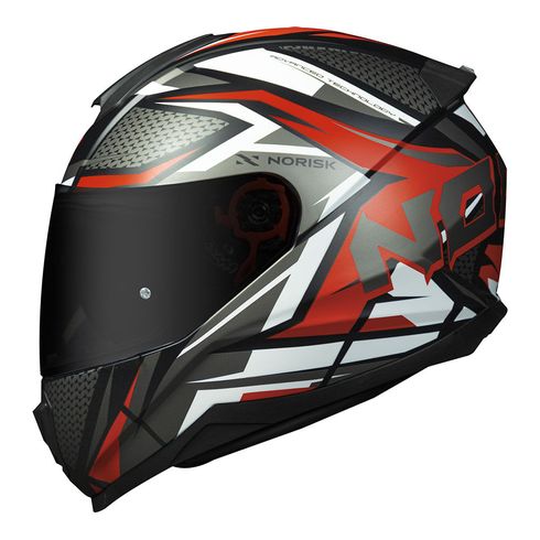 Capacete Norisk Razor Sharp Vermelho 58