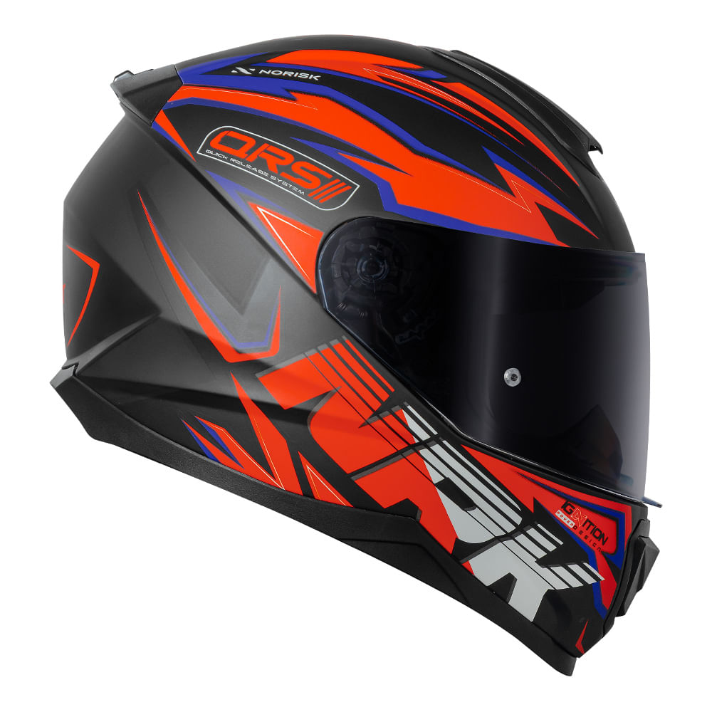 Capacete Norisk Razor Ninja Matt Pink Blue - casadocapacete
