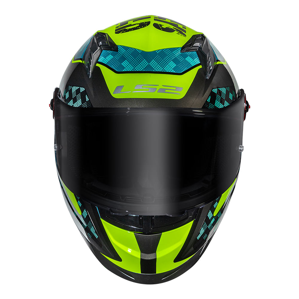 Capacete Nasa Ns-701 Evolution Azul e Verde - casadocapacete