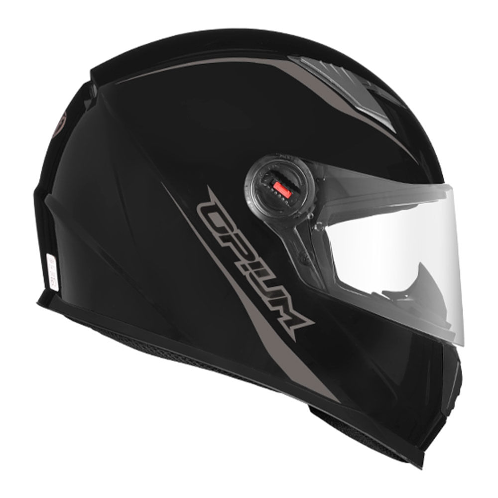 Capacete SMK Stellar Samurai MA263 Black Red - casadocapacete